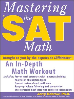 cover image of Mastering the SAT Math